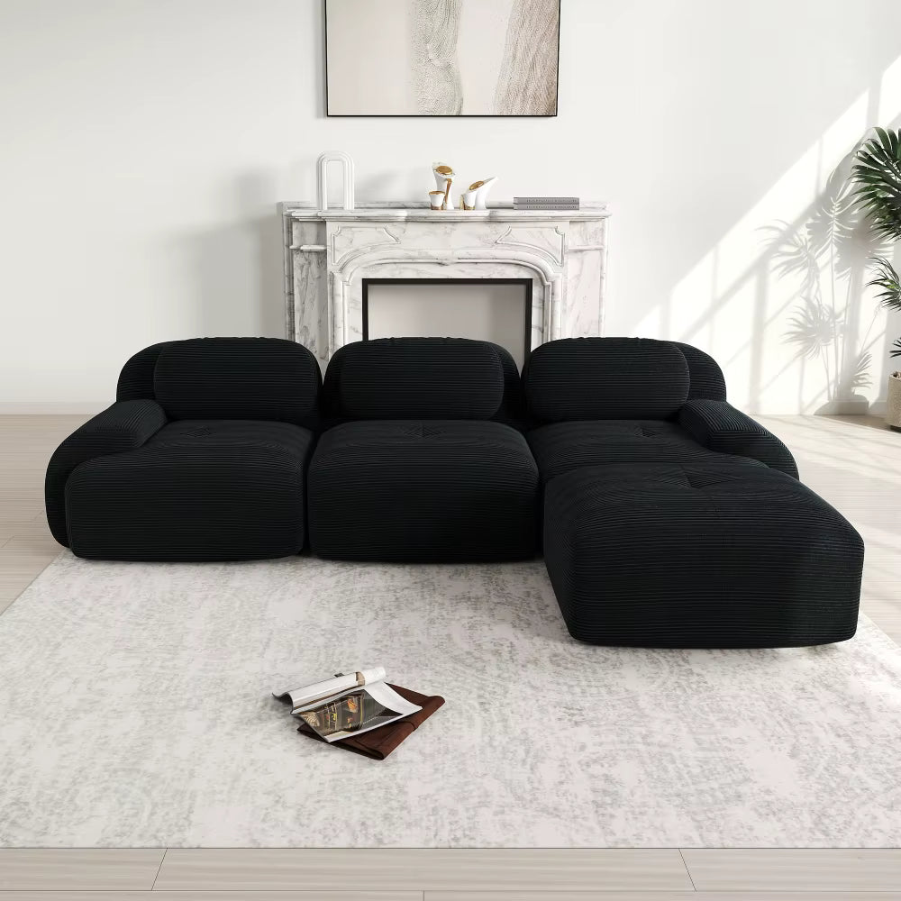 Canapé modulable grande assise au design contemporain – Canapéa Studio